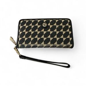 Spartina Designer Black and Cream Geometric Women's Wallet